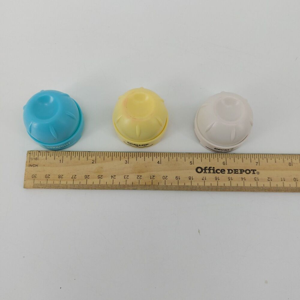 Replacement Blades Crafting Supply Straight Scalloped Set Of Three - Picture 3 of 5